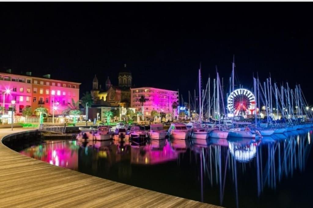 Chaleureux Appartement Face Au Port Sta Lucia, Tout A Pieds, Wifi Saint-Raphaël Eksteriør billede